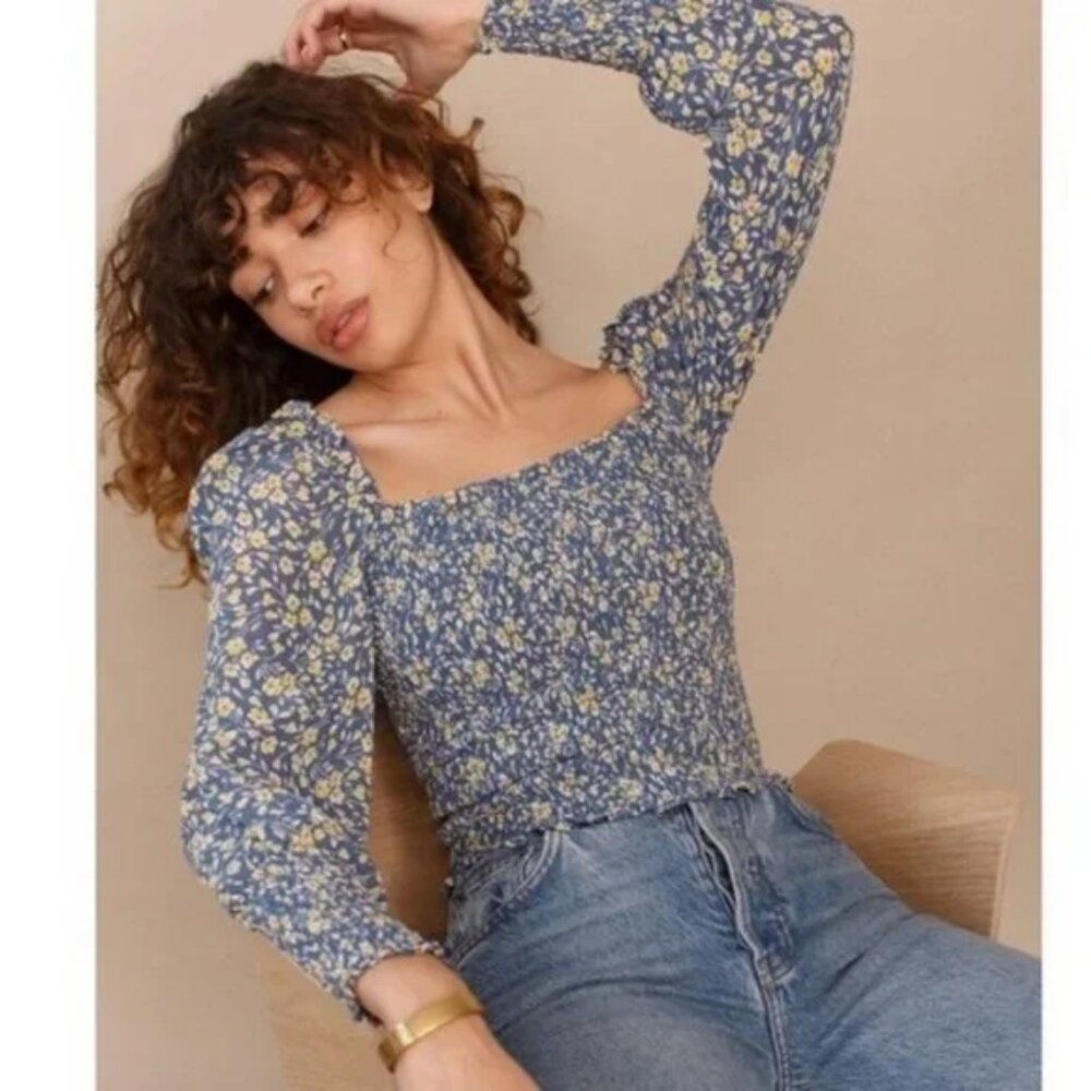 Reformation "Pinto" long sleeve Top